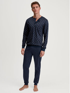 Calida Calida Piżama 45580 Granatowy Regular Fit