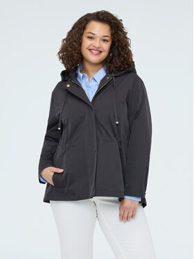 Fiorella Rubino Fiorella Rubino Płaszcz zimowy F054T001485N033 Czarny A-Line Fit