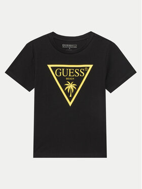 Guess Guess T-Shirt L5GI29J1314 Černá Classic Fit