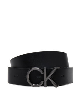 Calvin Klein Calvin Klein Ζώνη Ανδρική Adj/Rev Ck Metal Bombe Mono 35Mm K50K512829 Μαύρο
