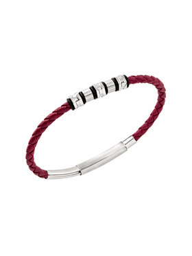 Breil Breil Bransoletka WANDERLUST Bordowy