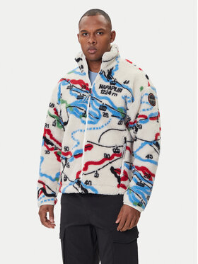 Napapijri Napapijri Polár kabát NP0A88TC Bézs Regular Fit