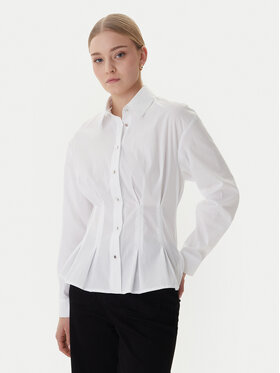 Morgan Morgan Cămașă 261-CORSET Alb Slim Fit