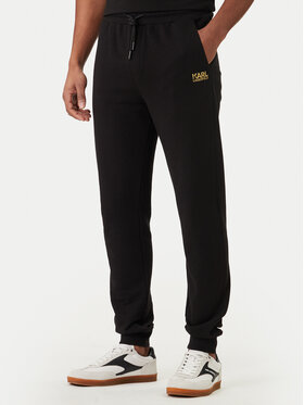KARL LAGERFELD KARL LAGERFELD Долнище анцуг 705782 562917 Черен Regular Fit