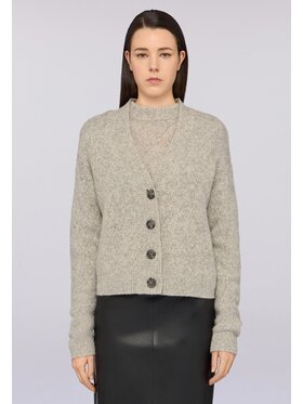 Trussardi Trussardi Cardigan M7456001135N003 Grigio Regular Fit