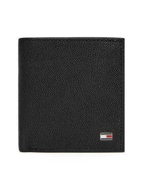Tommy Hilfiger Tommy Hilfiger Велике Чоловіче Портмоне Th Flag Trifold AM0AM13521 Чорний