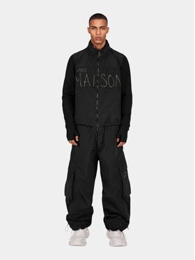 MADE BY SOCIETY MADE BY SOCIETY Kurtka anorak AVANTGARDE Hoodie - H17771 Czarny Basic Fit