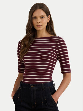 LAUREN RALPH LAUREN LAUREN RALPH LAUREN Blúzka 200P03723001 Hnedá Slim Fit