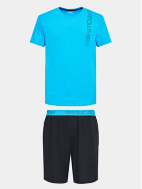 Henderson Henderson Pigiama 40675 Blu Regular Fit