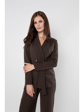 QUIOSQUE QUIOSQUE Marynarka ML 1023Z2 Brązowy Regular Fit