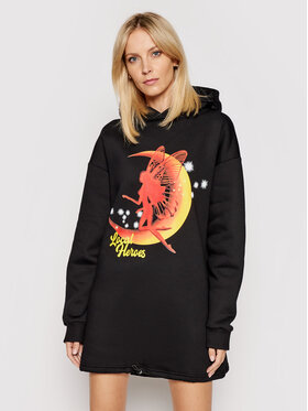 Local Heroes Local Heroes Плетена рокля Magic Hell AW21D0004 Черен Oversize