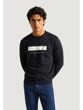 EA7 Emporio Armani EA7 Emporio Armani Mikina 7M002425 AF10377 MC001 Černá Regular Fit