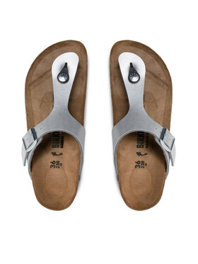Birkenstock Birkenstock Zehentrenner Gizeh Bs 0043853 Silberfarben
