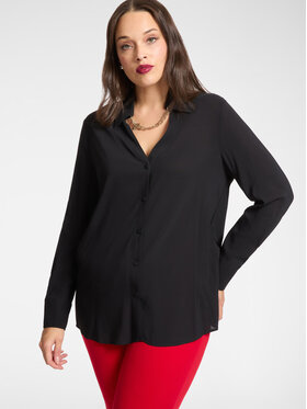 Elena Mirò Elena Mirò Koszula 5167P000239N033 Czarny Regular Fit