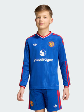 adidas adidas Koszulka techniczna 171537 Niebieski jasny Regular Fit