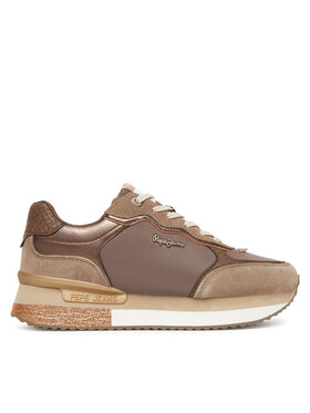 Pepe Jeans Pepe Jeans Sneakersy Rusper Glam W PLS600008 Hnědá