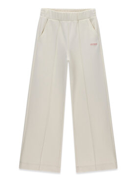 Guess Guess Παντελόνι φόρμας J6BB16 K7269 Κρεμ Wide Leg