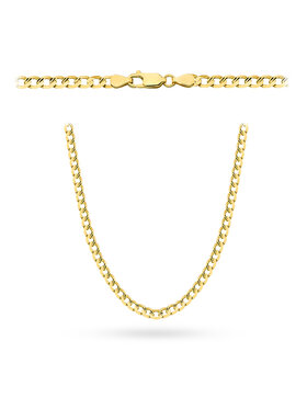 Fugart Fugart Naszyjnik Złoty łańcuszek Pancerka diamentowana 55cm FUG1-26-Ł00077-2/5.03 Złoty
