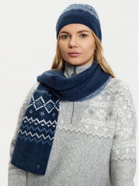 Guess Guess Cepures un kakla šalles komplekts W5PZ18 Z3LQ0 Tumši zils
