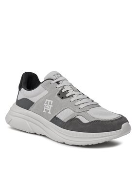 Tommy Hilfiger Tommy Hilfiger Αθλητικά Modern Runner Lth Mix FM0FM04878 Γκρι