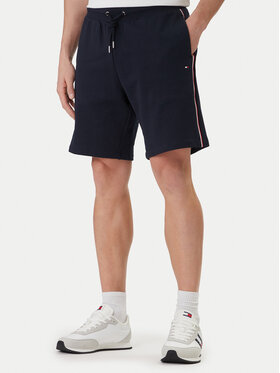 Tommy Hilfiger Tommy Hilfiger Sportovní kraťasy Global Stripe MW0MW42883 Tmavomodrá Regular Fit
