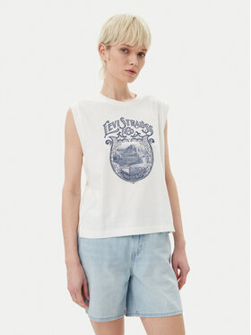 Levi's® Levi's® Τοπ Graphic 001MW-0000 Λευκό Standard Fit
