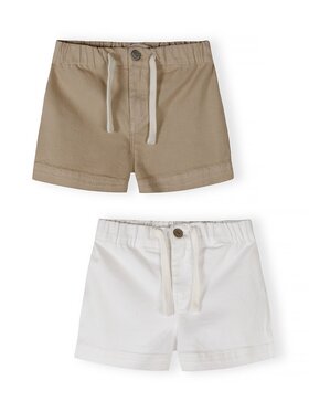 minoti minoti Szorty 30SHORT165 Biały Regular Fit