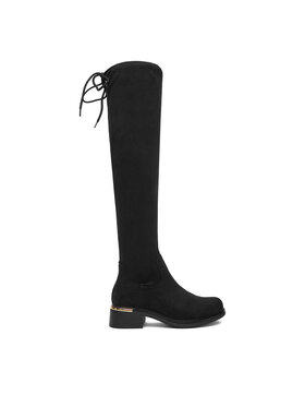 DeeZee DeeZee Čizme preko koljena HX21055-28 Crna