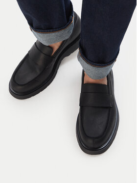 Calvin Klein Calvin Klein Loafers Combat Ess Loafer Tu Lth HM0HM02347 Čierna