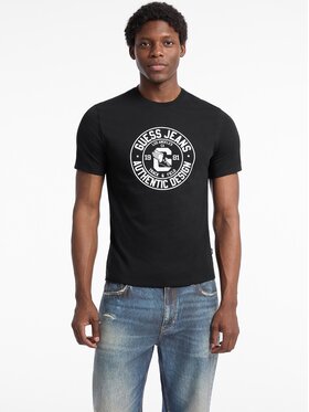 Guess Jeans Guess Jeans T-Shirt 176359 Czarny Classic Fit