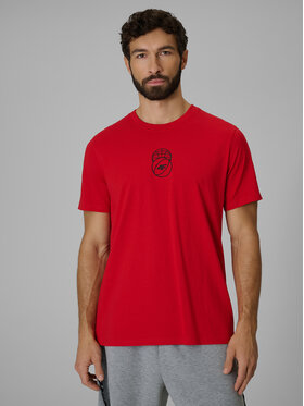4F 4F T-Shirt ESSENTIAL 2 Czerwony Regular Fit
