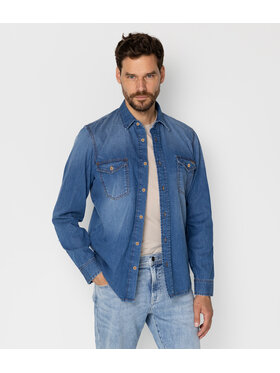 Lee Cooper Lee Cooper Koszula jeansowa JAY Niebieski Regular Fit