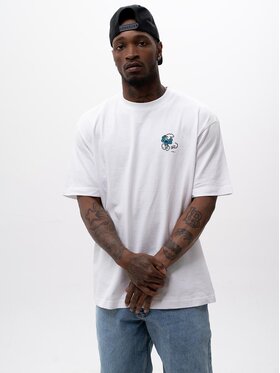Smerfy Smerfy T-Shirt 131800 Biały Oversize