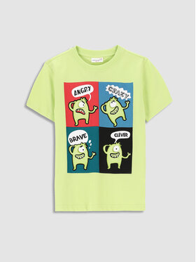 Coccodrillo Coccodrillo Tricou WC3143202EVB Verde Regular Fit