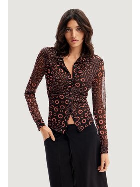 Desigual Desigual T-Shirt VIENA Czarny Shirt Fit