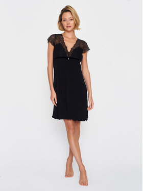 Poupée Marilyn Poupée Marilyn Koszula nocna FEMME FATALE Czarny A-Line Fit