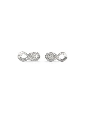 Guess Guess Náušnice JUBE03262JW-RH Strieborná
