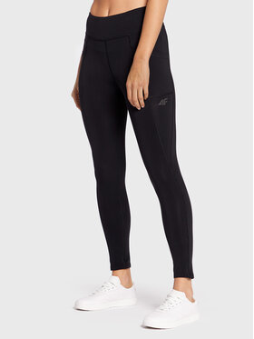 4F 4F Legíny H4Z22-SPDTR060 Čierna Slim Fit
