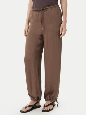 Marella Marella Pantaloni di tessuto Bronzo 2613131085 Marrone Relaxed Fit