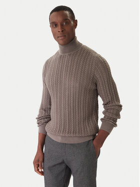 JOOP! JOOP! Rollkragenpullover Danilor 30047372 Braun Modern Fit
