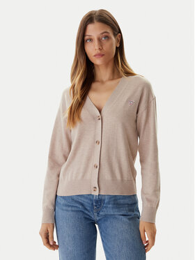 Guess Jeans Guess Jeans Strickjacke W4BR16 Z3HO2 Beige Regular Fit