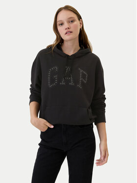 Gap Gap Mikina 541904-02 Černá Relaxed Fit