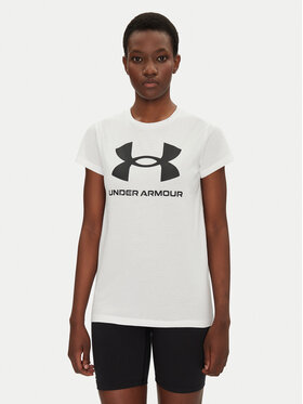 Under Armour Under Armour T-Shirt Rival Logo SS 1356305 Biały Regular Fit