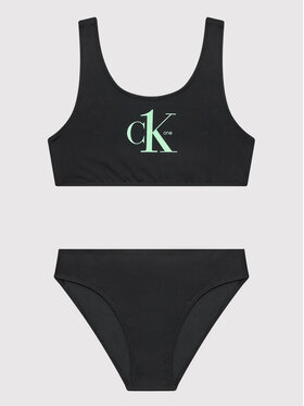 Calvin Klein Swimwear Calvin Klein Swimwear Strój kąpielowy KY0KY00013 Czarny