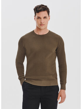 Pako Lorente Pako Lorente Sweter P25WF-2X-001 Brązowy Classic Fit