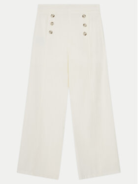 Mayoral Mayoral Pantaloni din material 6534 Écru Relaxed Fit