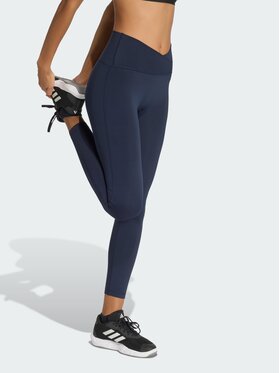 adidas adidas Legginsy 158041 Błękitny Fitted Fit
