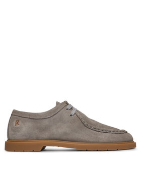 Tommy Hilfiger Tommy Hilfiger Polobotky Lightweight Suede Apron Toe FW0FW09262 Šedá