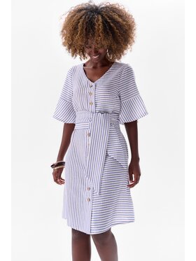 blue shadow blue shadow Sukienka Cristina Niebieski Regular Fit