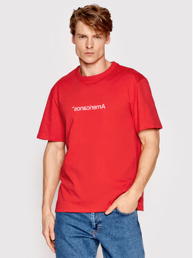 Americanos Americanos T-shirt America Crvena Regular Fit